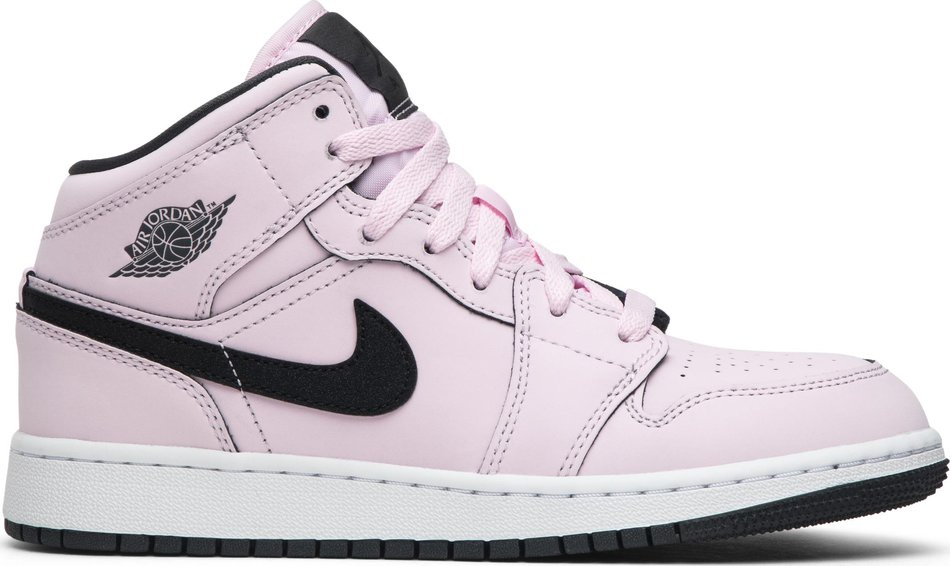 Air Jordan 1 Mid GS Pink Foam 555112-601