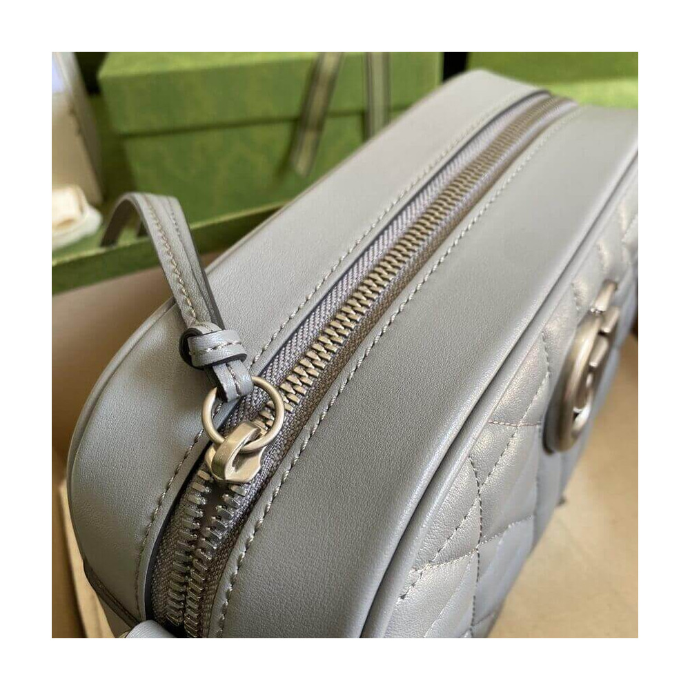 Gucci GG Marmont Small Shoulder Bag Grey