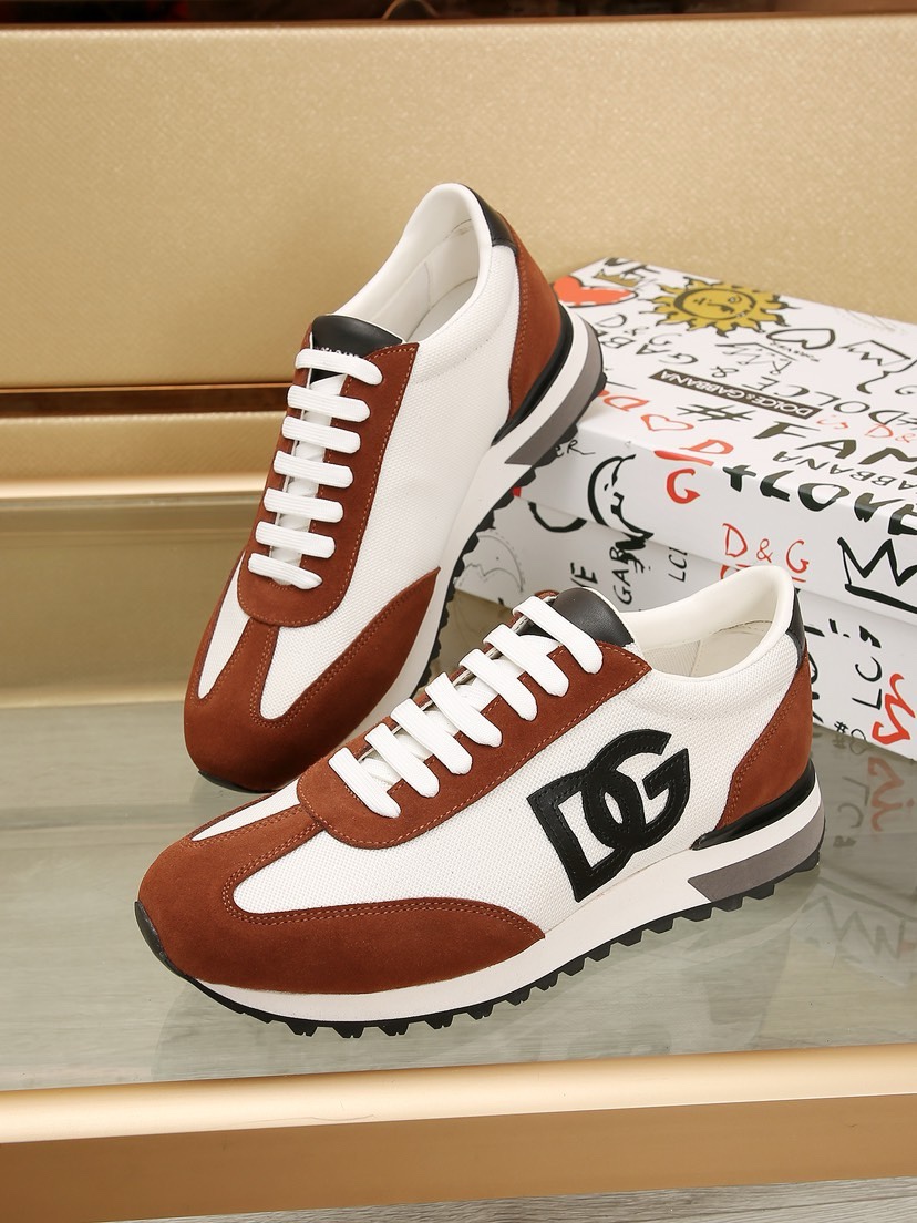 DOLCE & GABBANA Mixed-material DG CUSHION sneakers