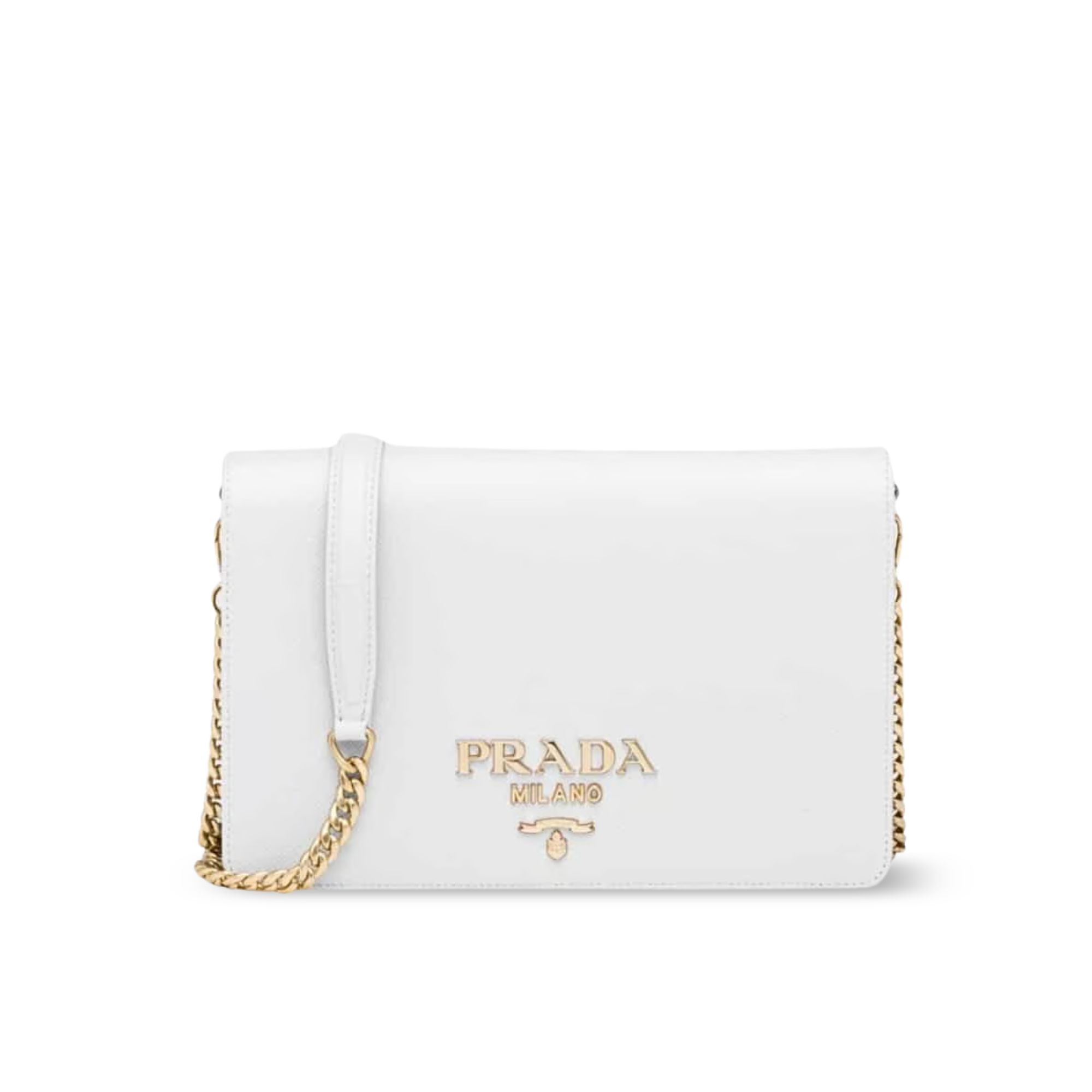 Prada Saffiano Leather Mini Bag White 22Cm