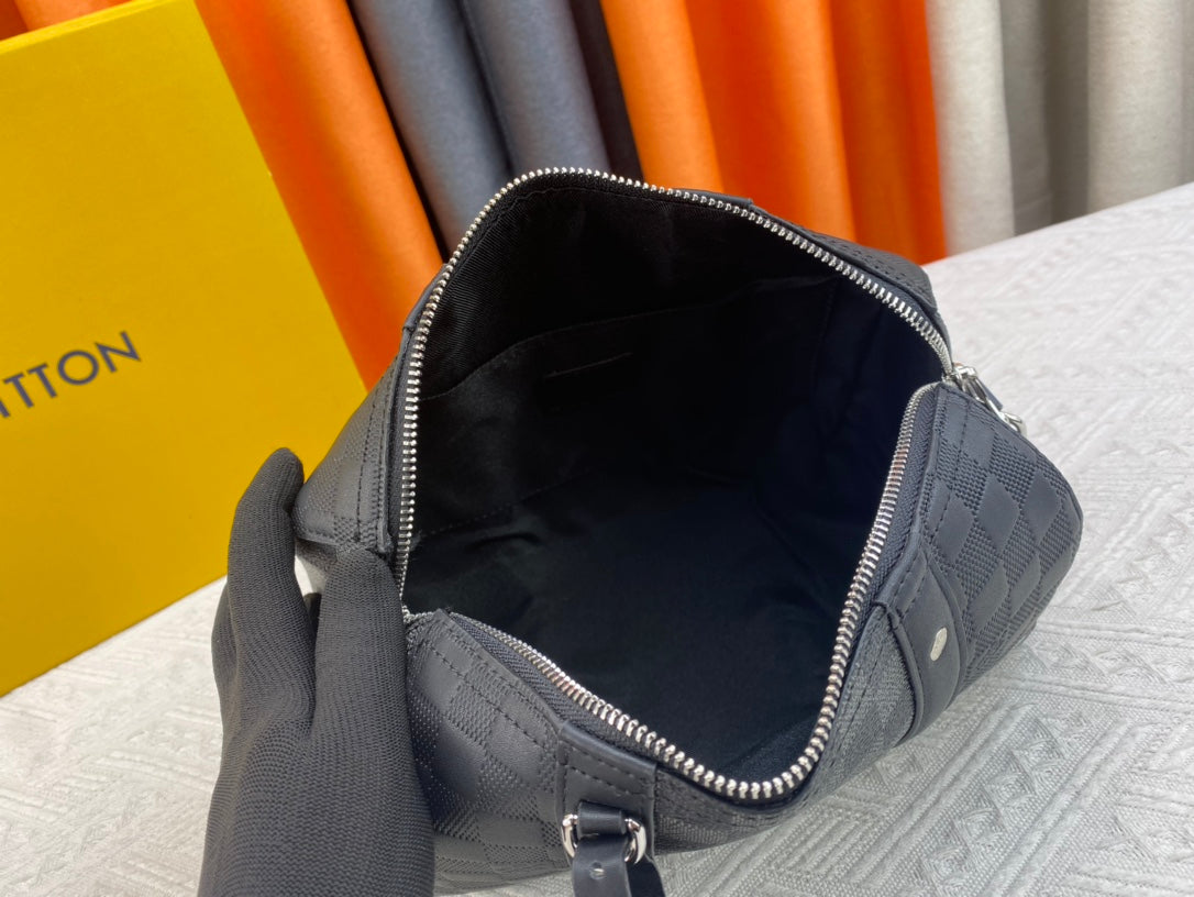 Louis Vuitton City Keepall Black Graphite 27Cm N40452
