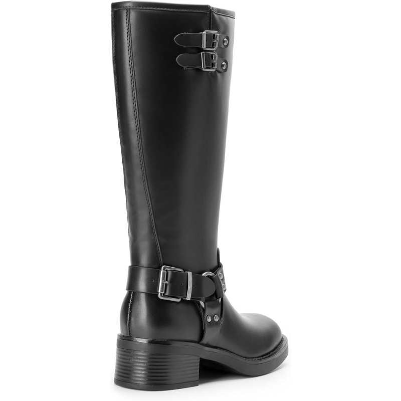 Women's Knee High Boots Combat Boots Goth Boot