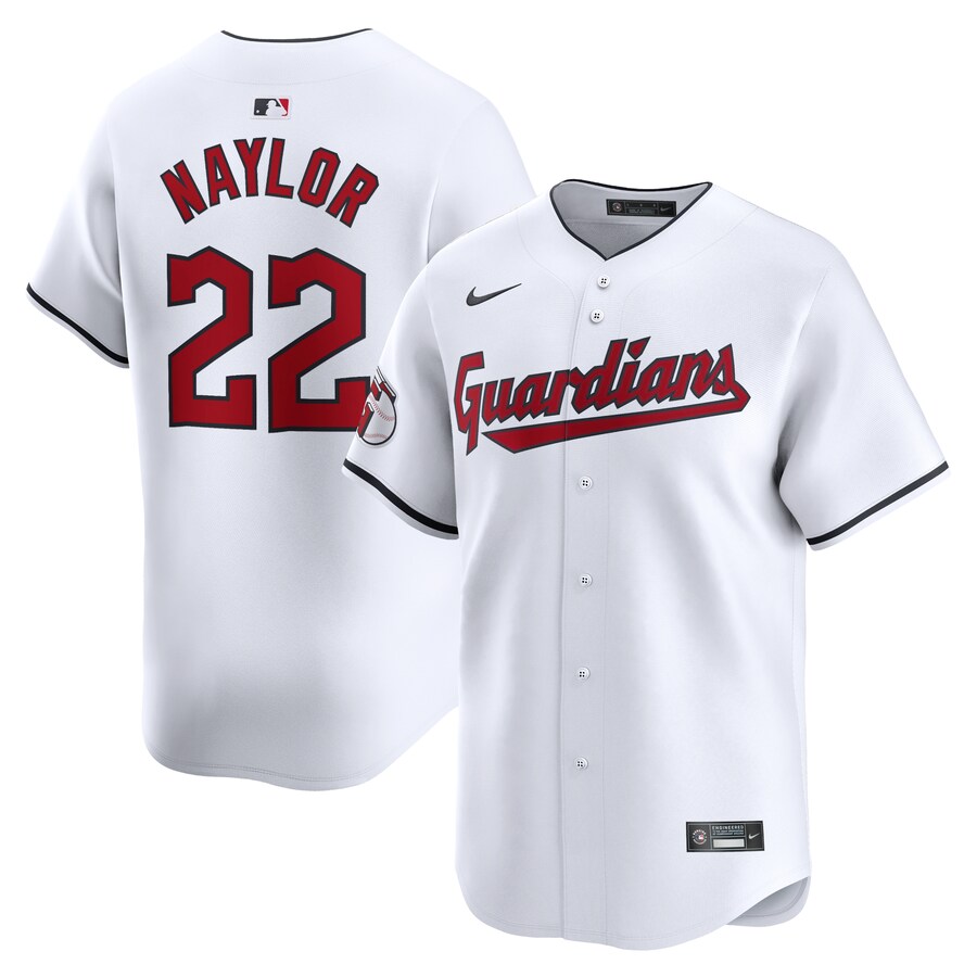 Josh Naylor Cleveland Guardians Home Limited Player Jersey White