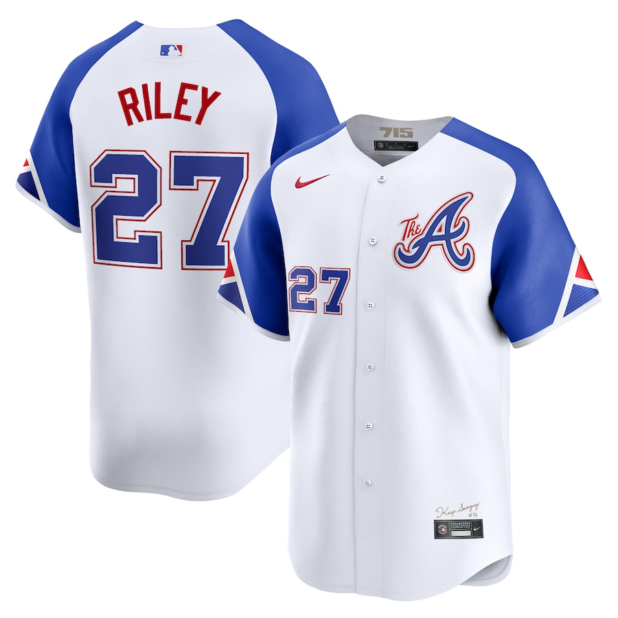 Austin Riley Atlanta Braves City Connect Limited Player Jersey White