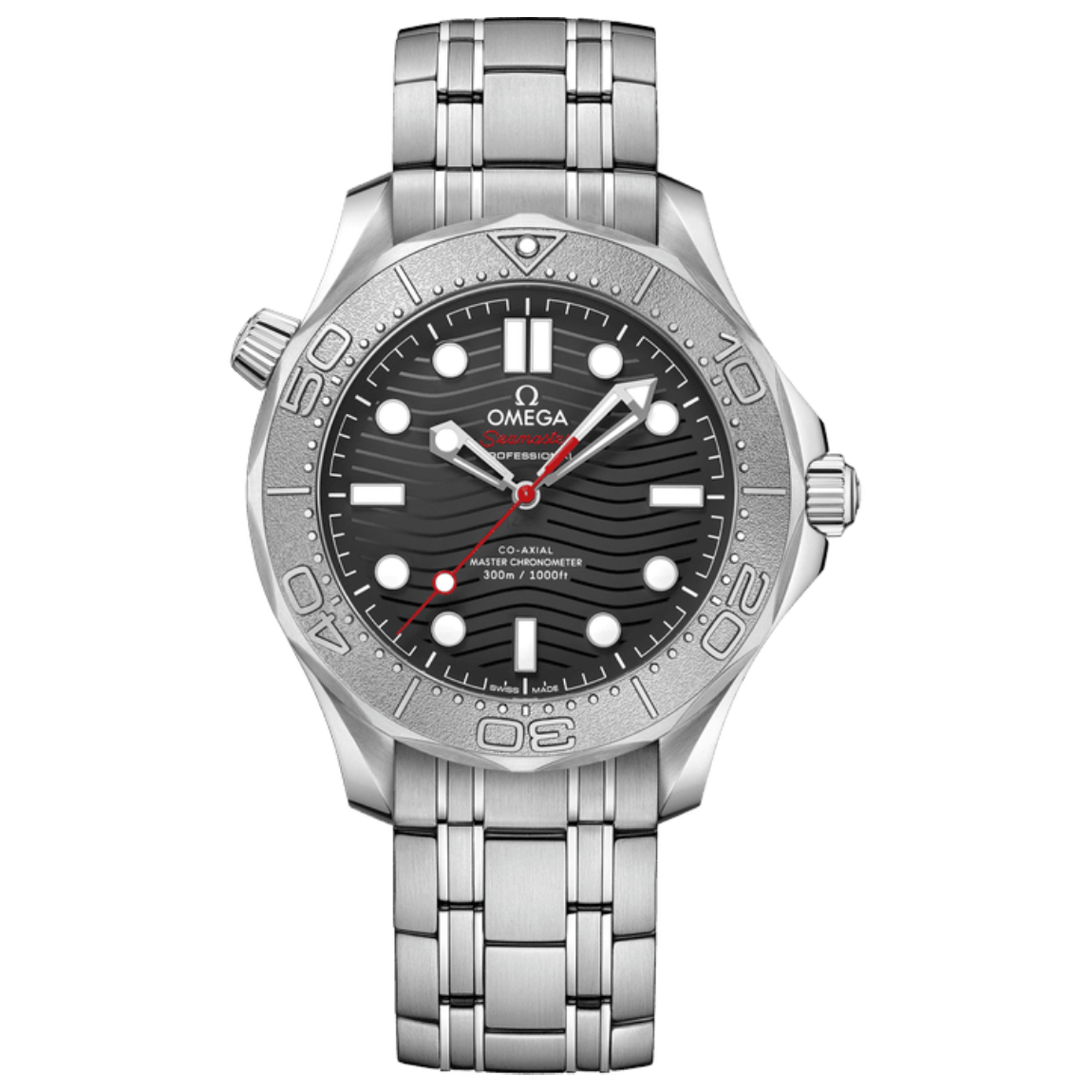 Omega Seamaster 300M Diver's Watch, 42mm, stainless steel case with stainless steel bracelet
