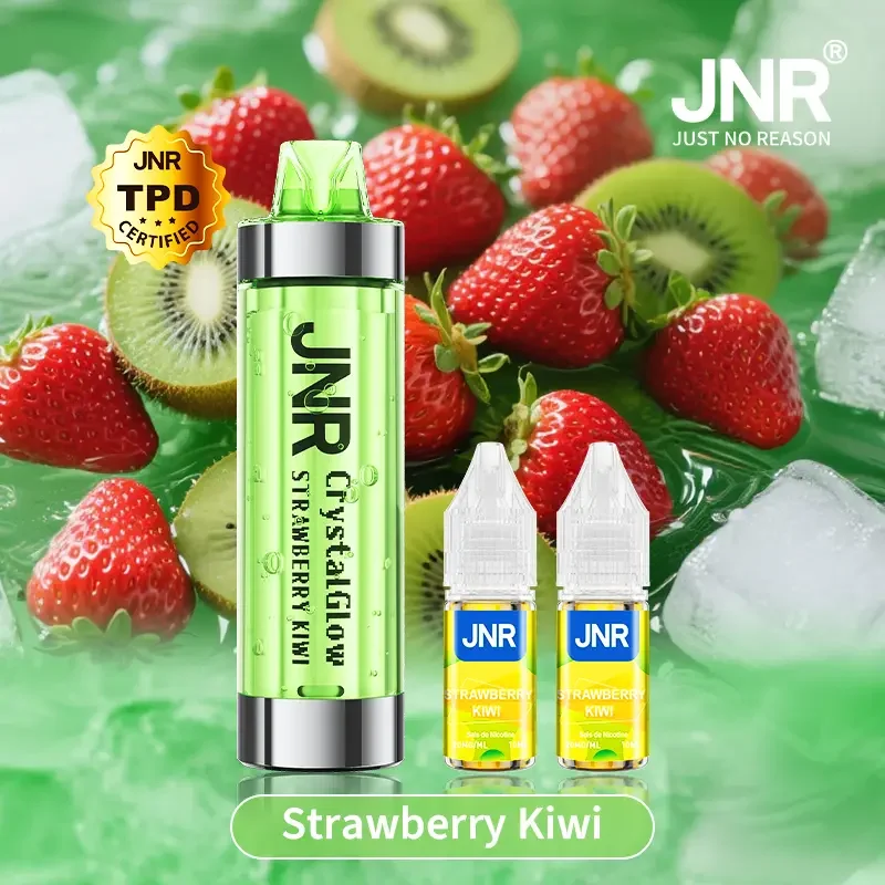 JNR Crystal Glow 33K Puffs - Kit Pod Remplissable et Rechargeable