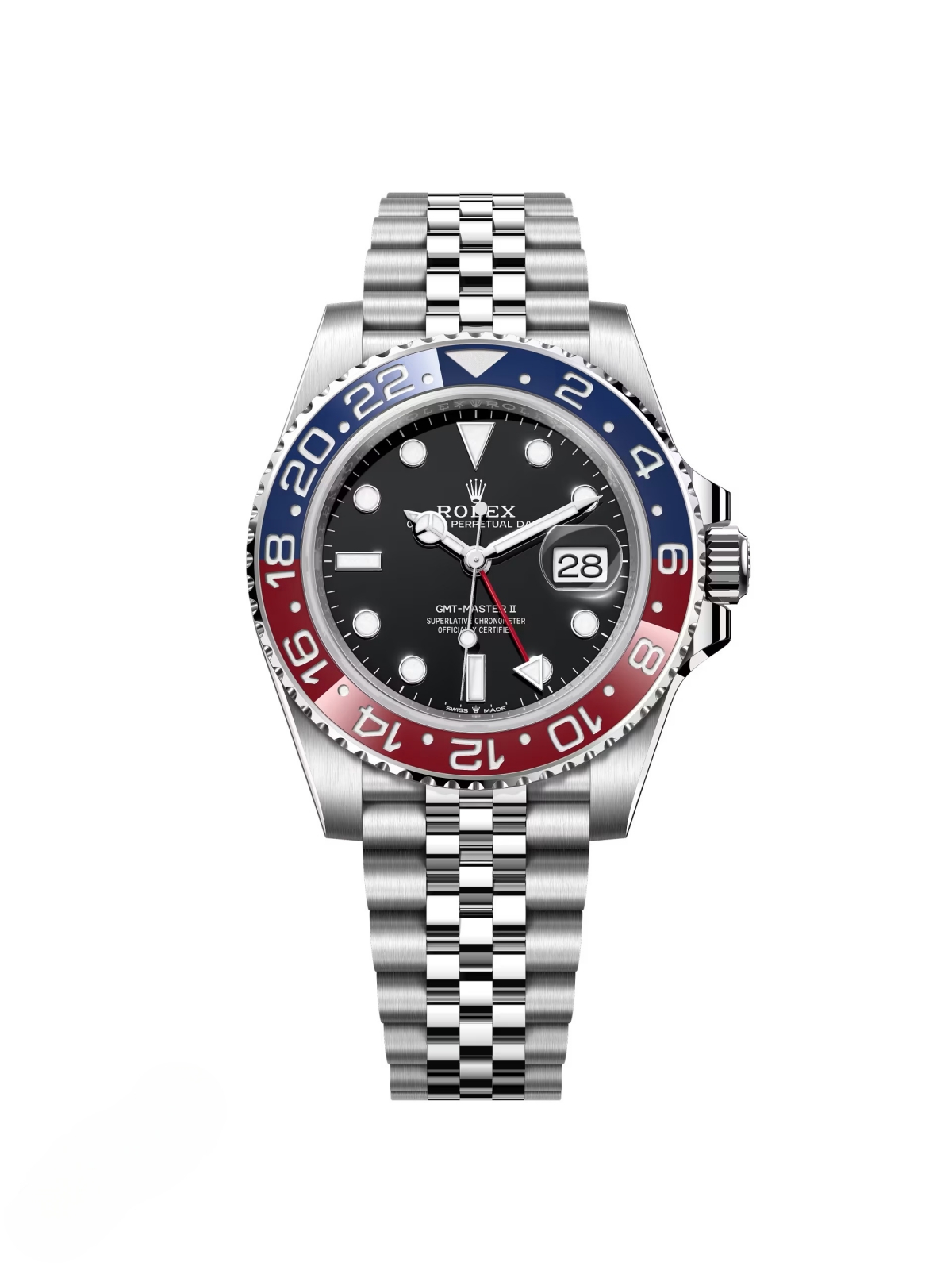 【SUPER CLONE】12A Rolex GMT-Master II 126710blro-0001 40mm