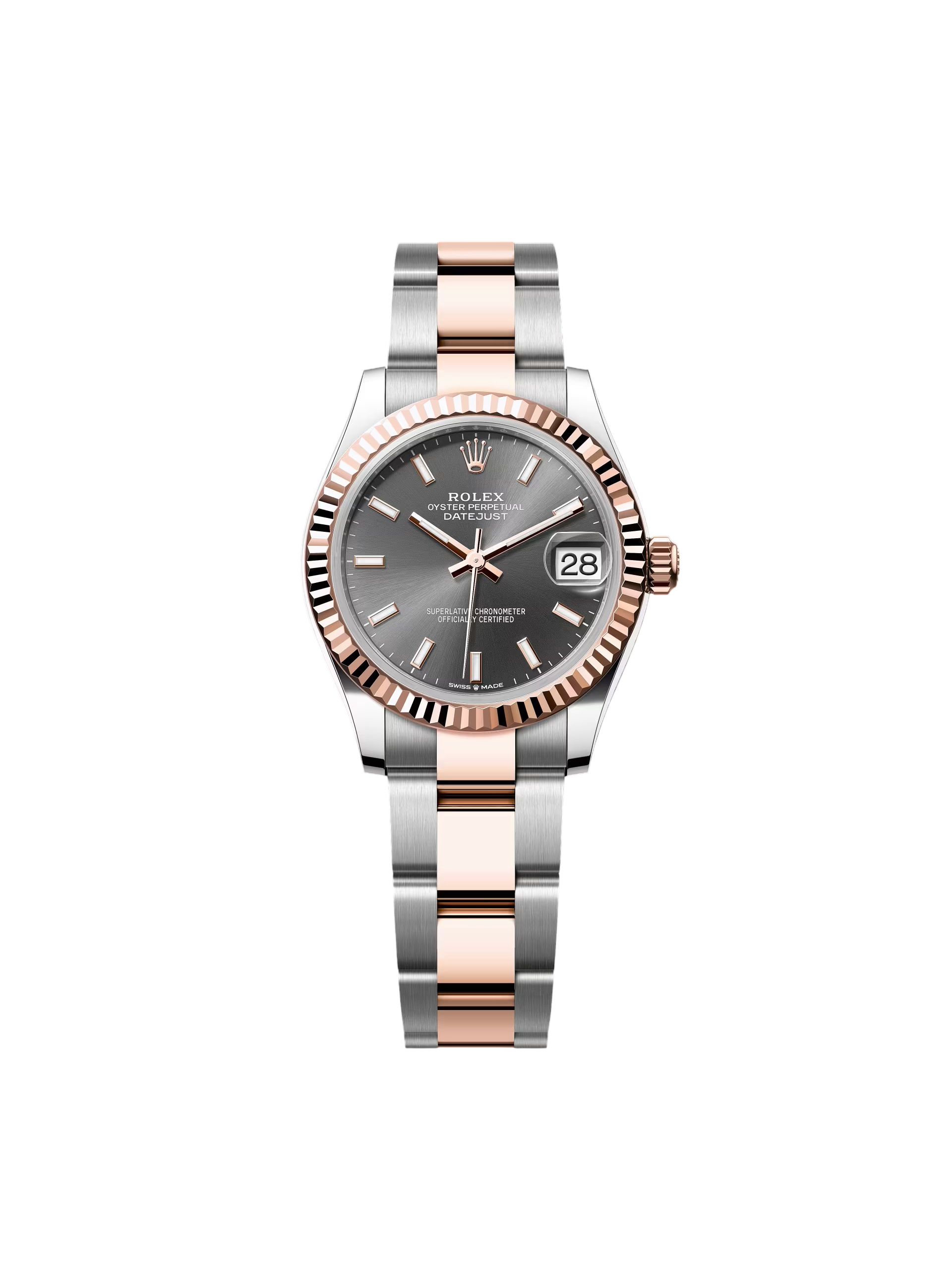 Rolex Datejust m278271-0017/0018 Slate 31mm Dial Oyster Bracelet Watch