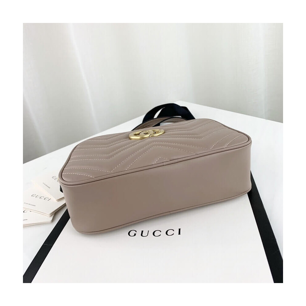 Gucci GG Marmont Small Shoulder Bag Dusty Pink