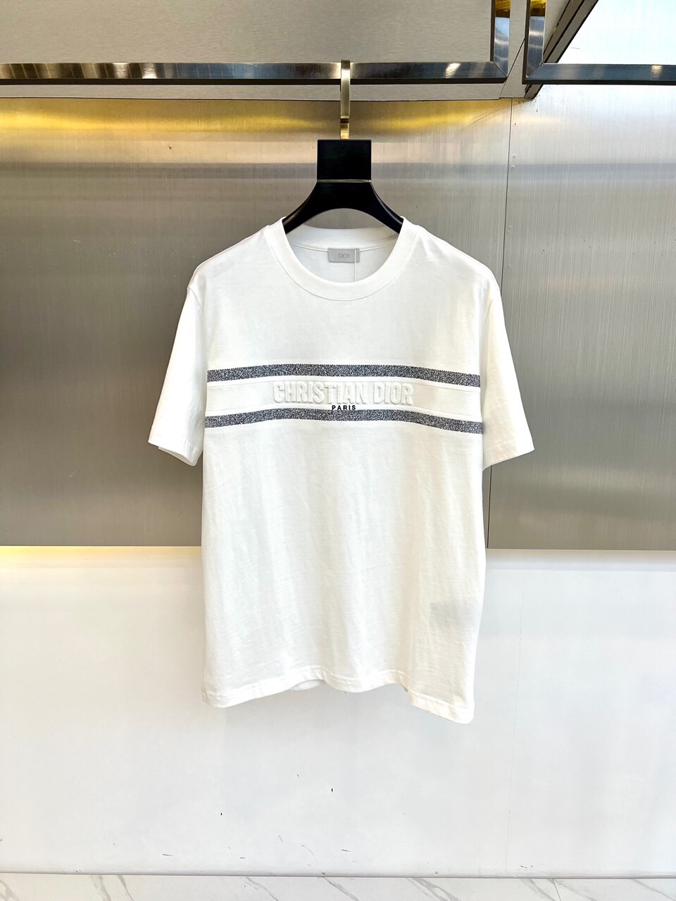 Dior spring/Summer round neck T-shirt-white
