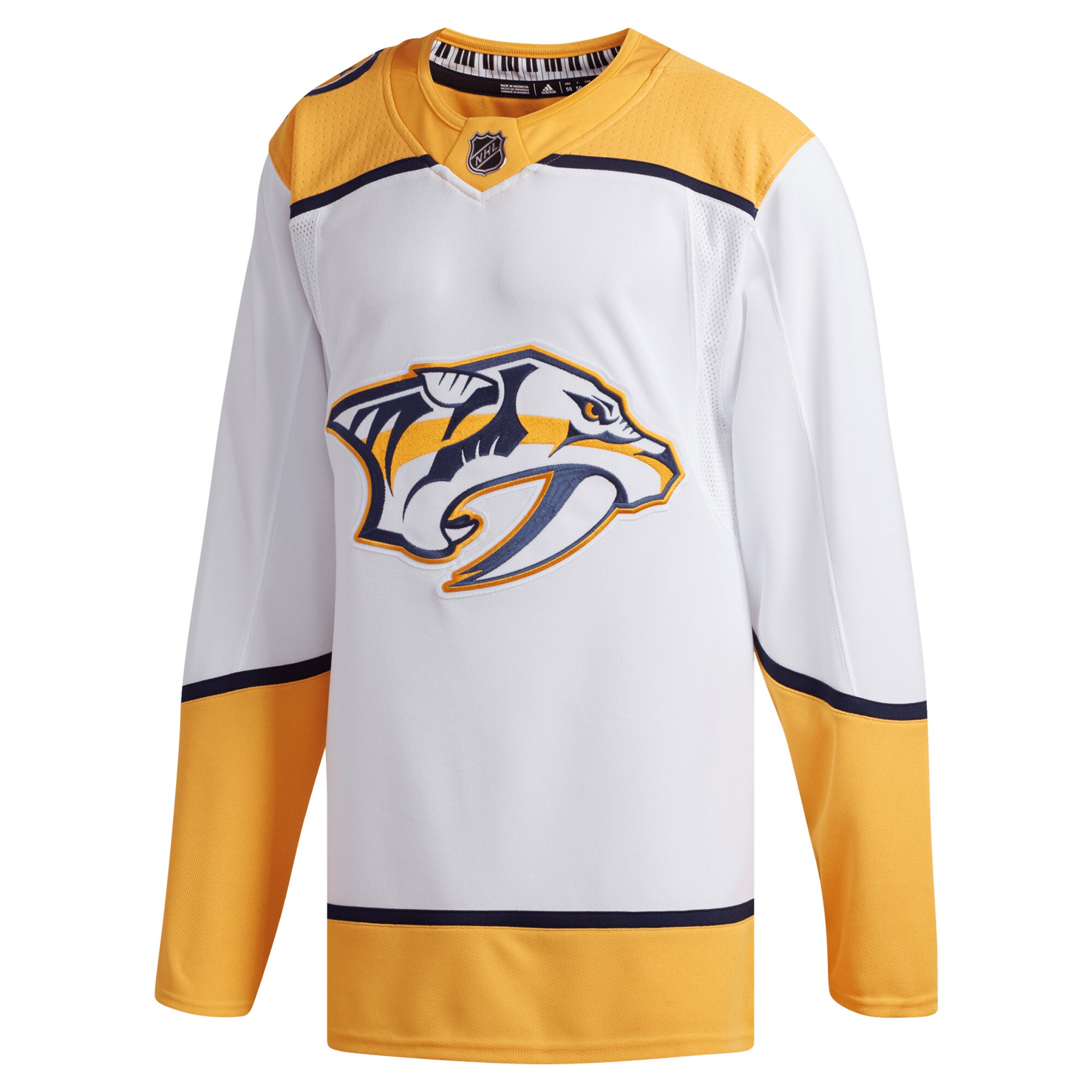 Nashville Predators adidas Away Authentic Jersey – White