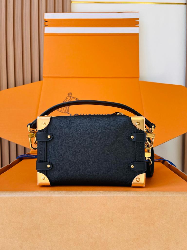 Louis Vuitton PM Side Trunk Bag Black 19cm M23817