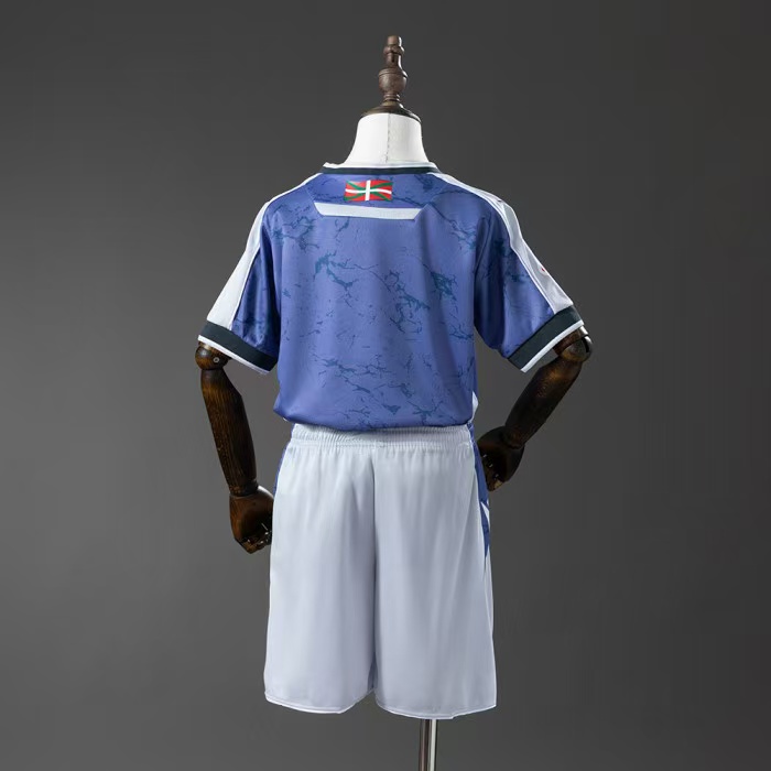2025/2026 Kids La Liga Real Sociedad Team Away Football Jersey