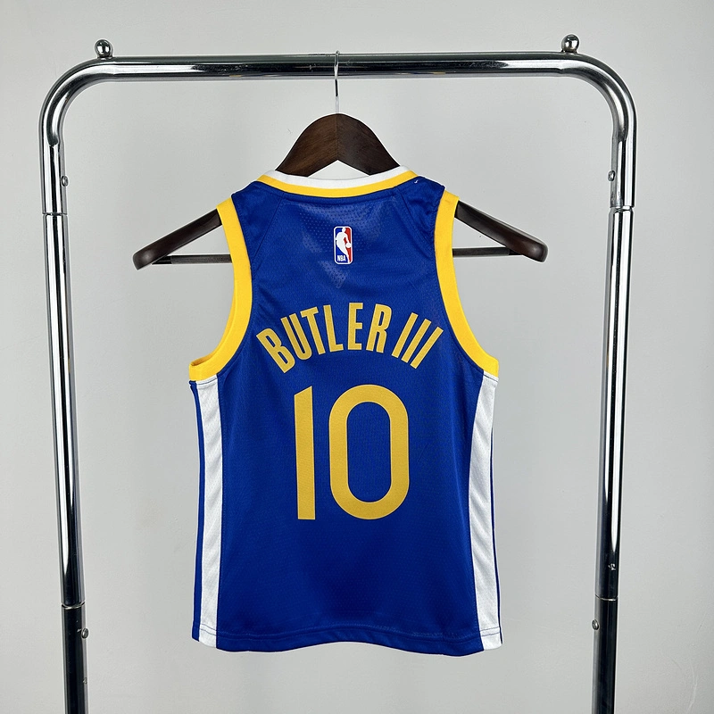 Kids 2023 NBA Golden State Warriors 10 BUTLERIII Basketball Jersey