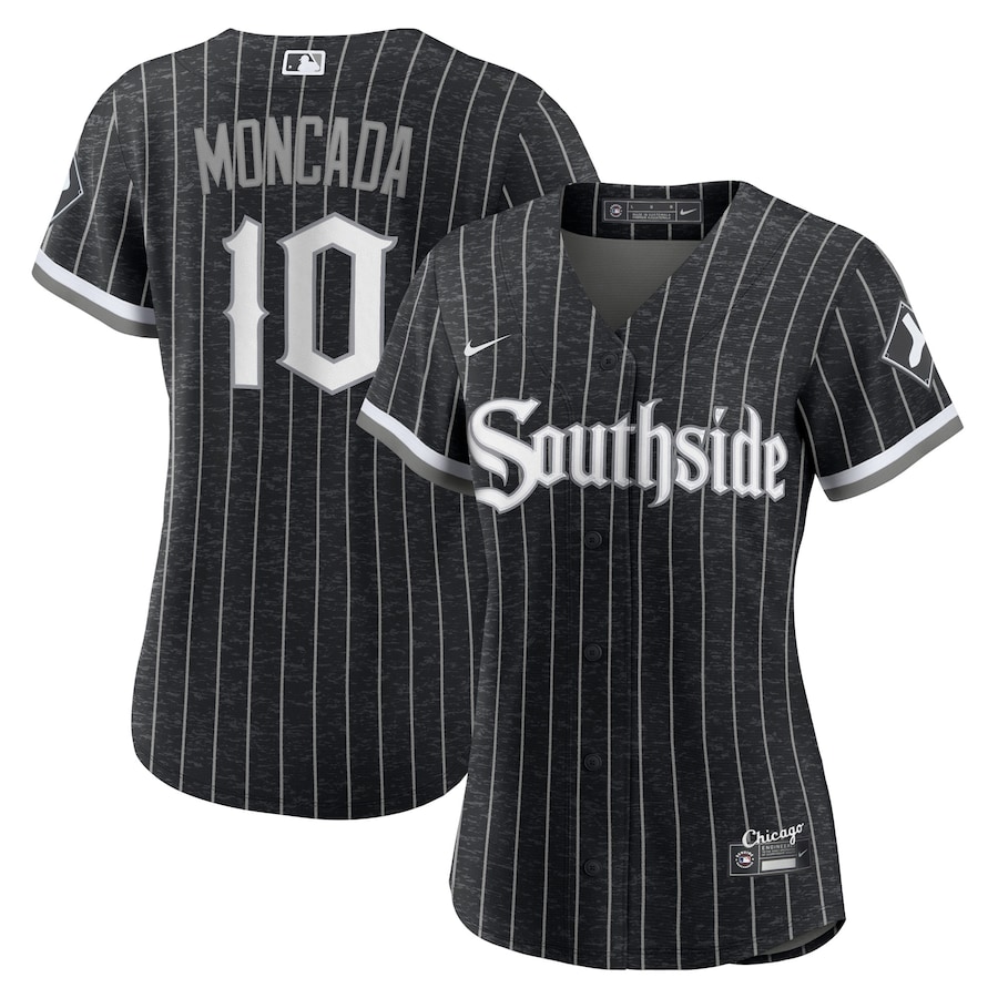 Yoan Moncada Chicago White Sox Women's City Connect Player Jersey Black