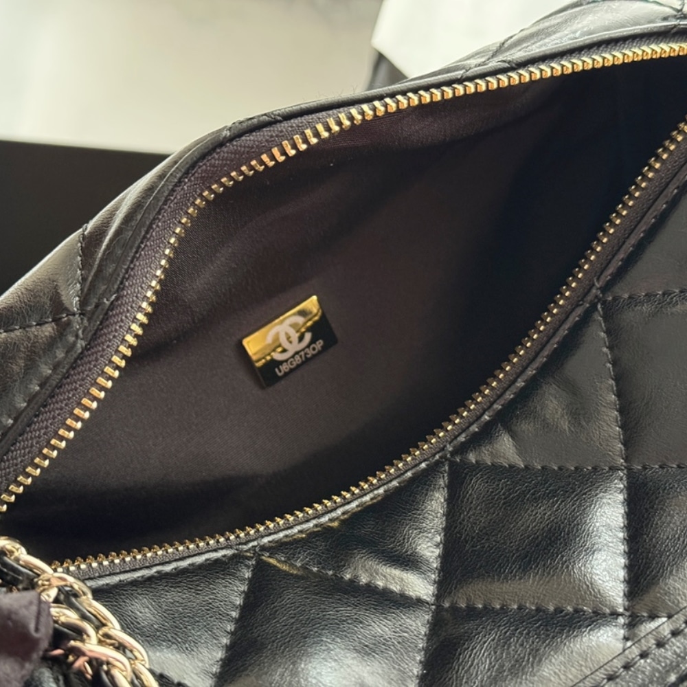 Chanel Small Camera Case Bag Black 23Cm/9.1in As5220 B18234 94305