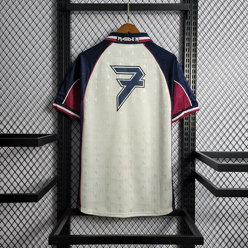 Retro 1999 West Ham Iron Maiden Away Football jersey retro