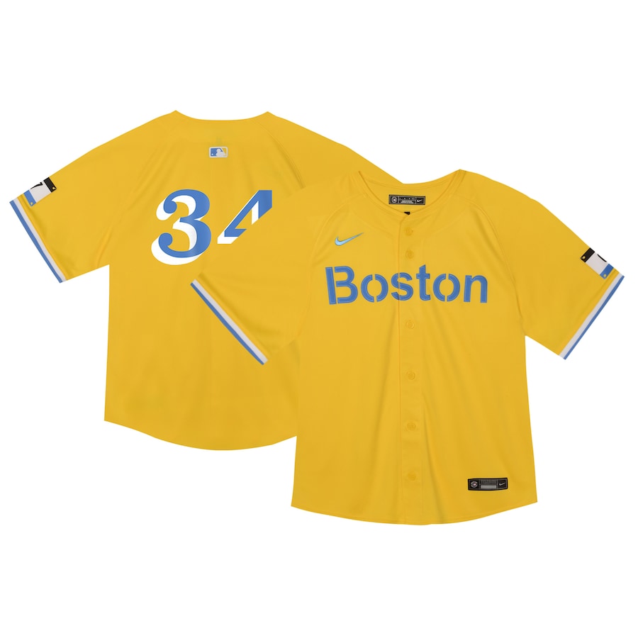 David Ortiz Boston Red Sox Toddler City Connect Limited Player Jersey Gold