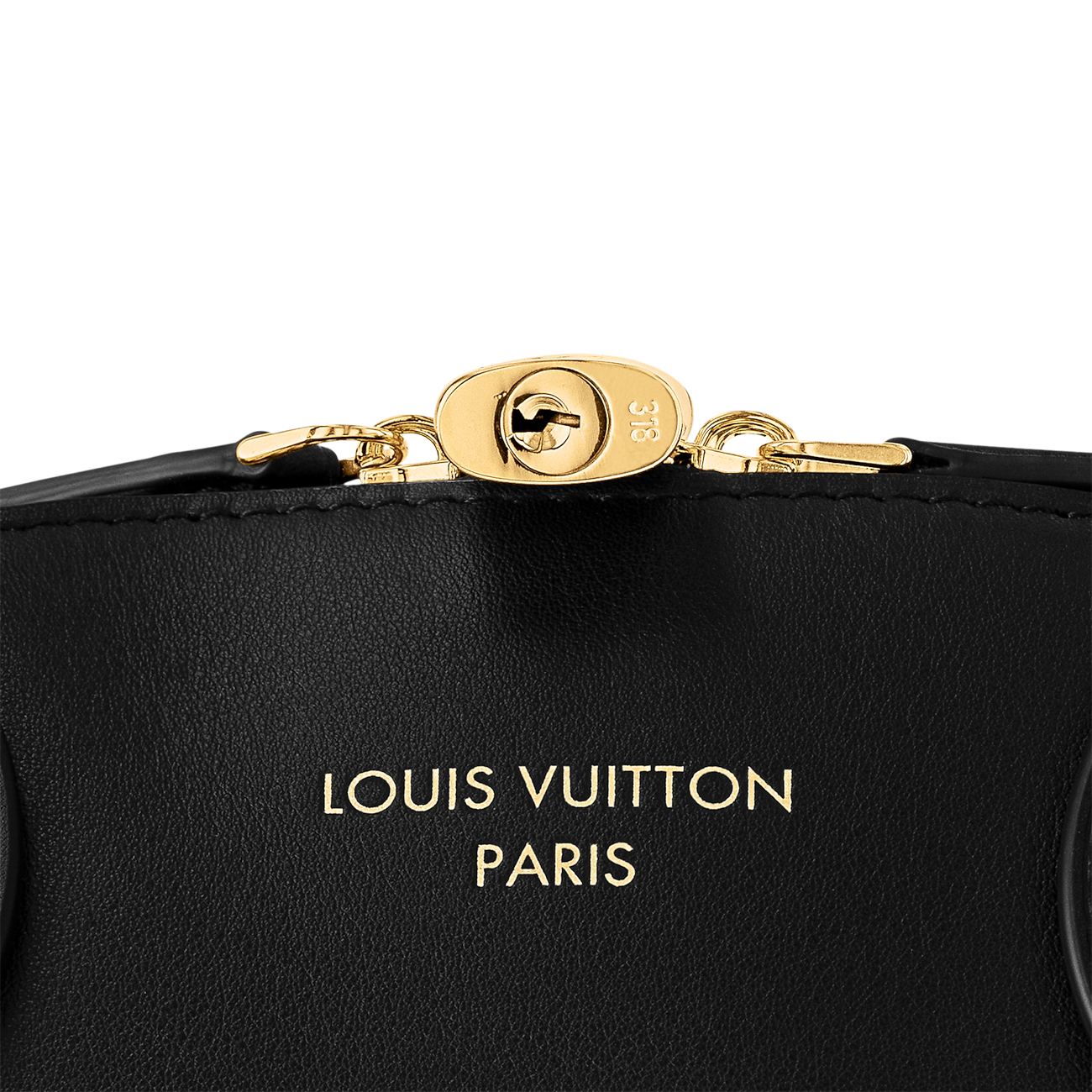 Louis Vuitton Lock It Vendôme Mm High End Leather Black 36cm M22914