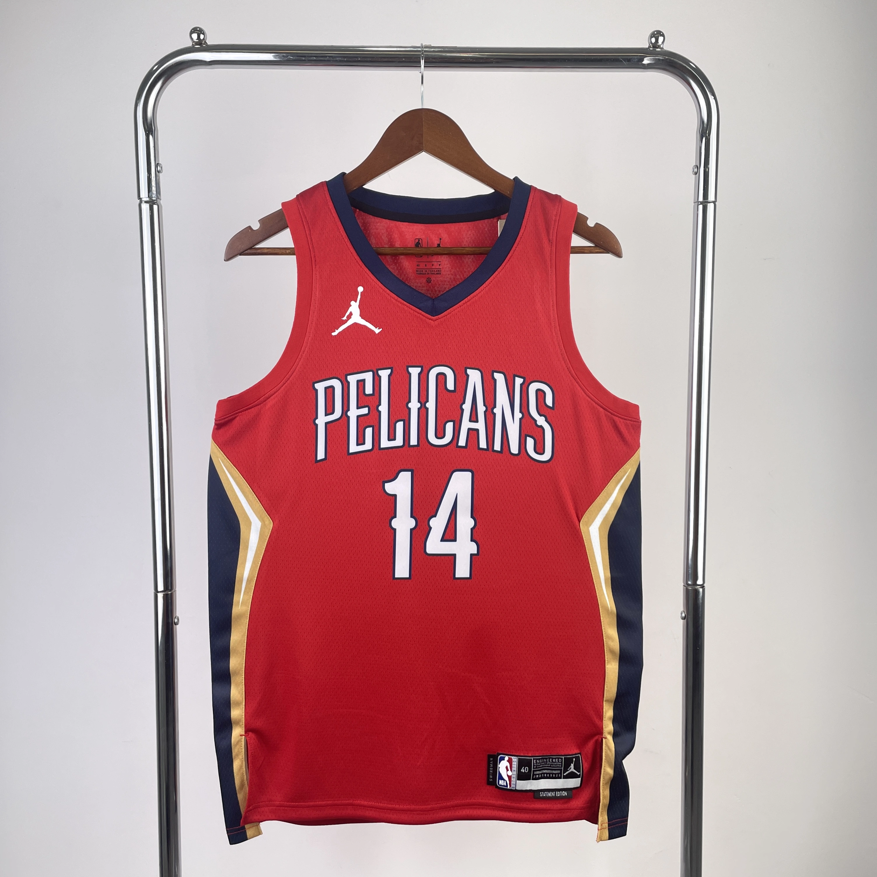 2023 NBA New Orleans Pelicans 14 INGRAM Basketball Jersey
