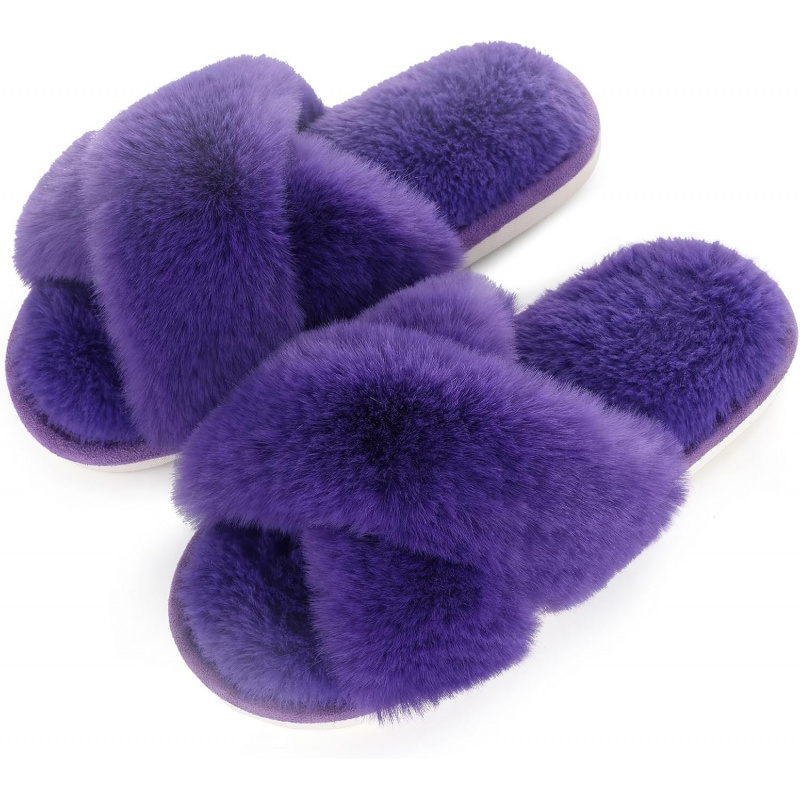 Women's Fuzzy Slippers