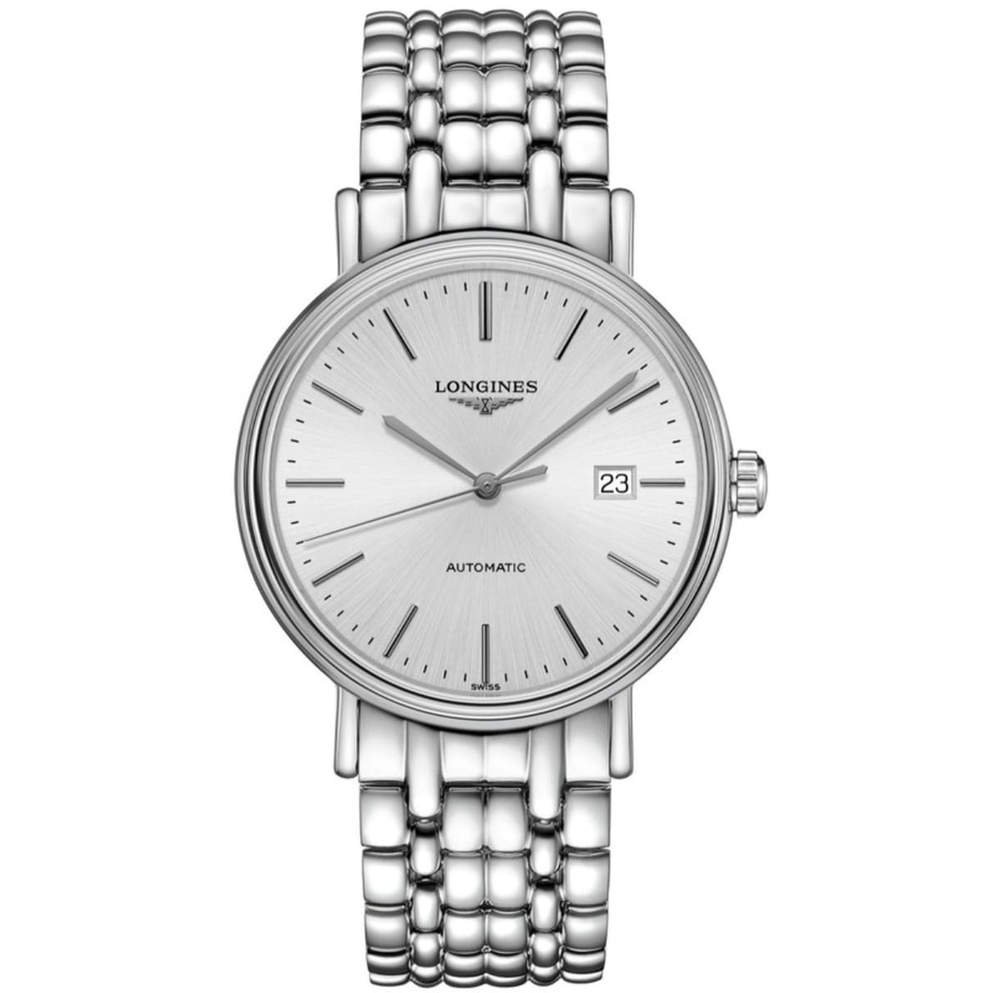 【Super Clone】Longines Men's L4.922.4.72.6 Presence Stainless Steel Watch