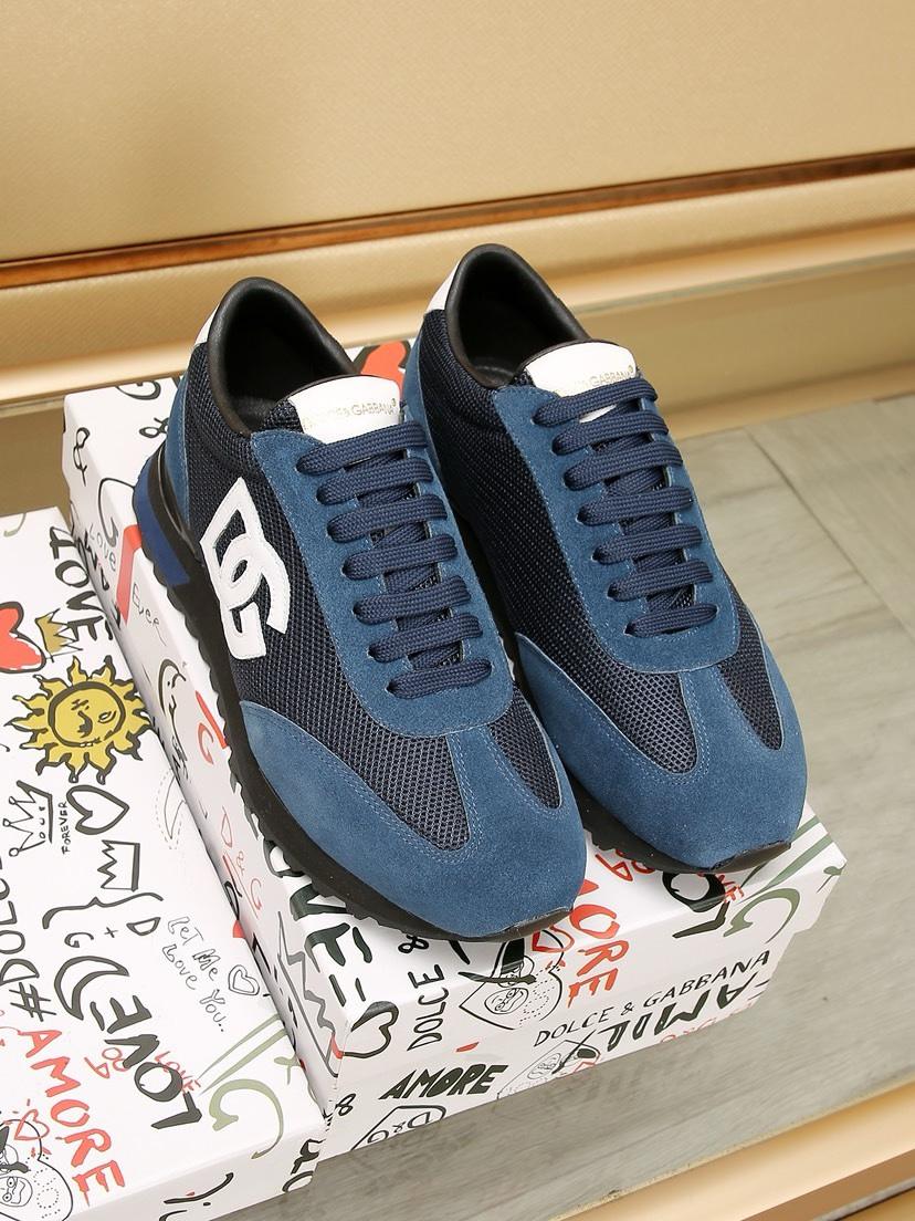 DOLCE & GABBANA Mixed-material DG CUSHION sneakers