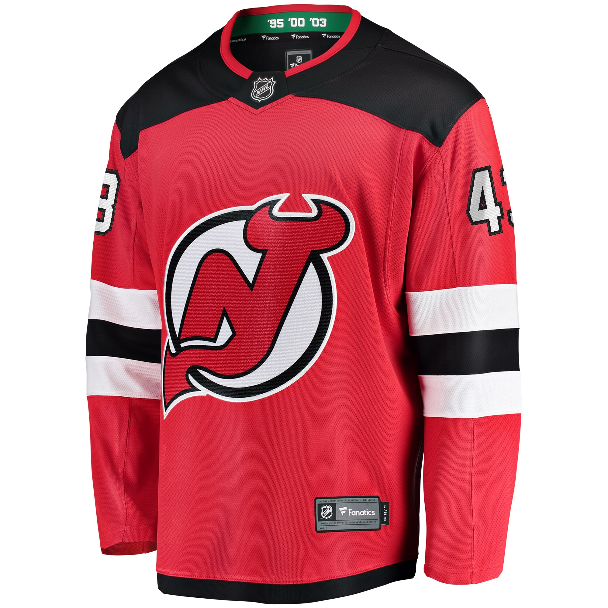 Luke Hughes New Jersey Devils Fanatics Home Breakaway Player Jersey – Red