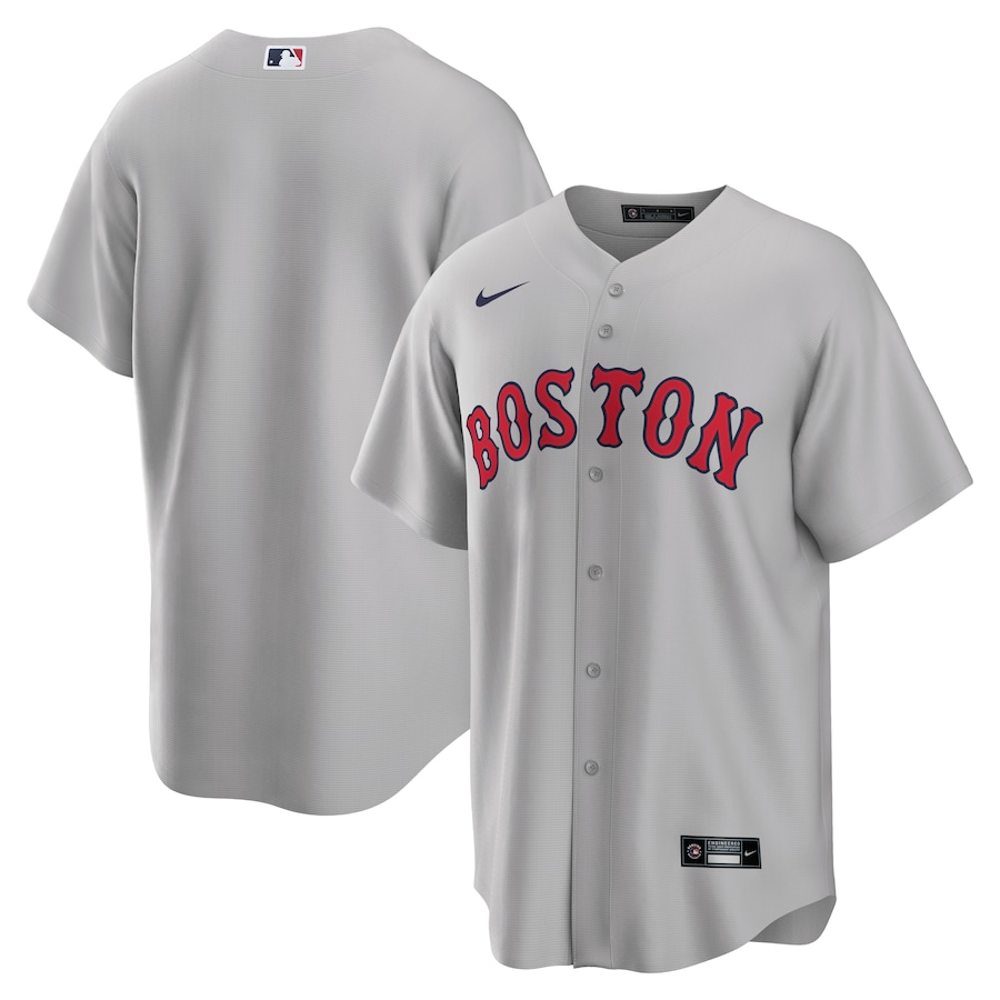 Boston Red Sox Road Team Jersey Gray