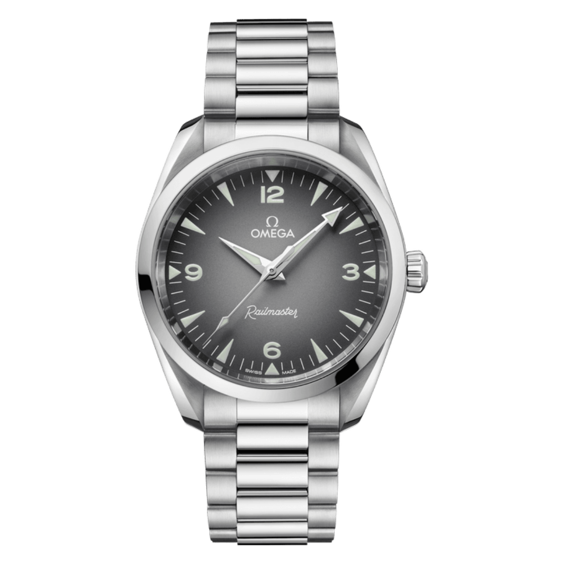 Omega Seamaster Ironmaster 38mm, stainless steel case with stainless steel bracelet