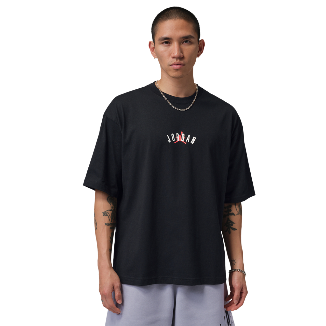 Jordan Back Stretch Oversized Short Sleeve Crew