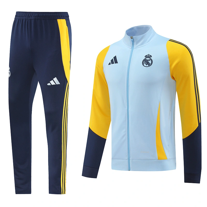 2024-25 Real Madrid 05 light blue jacket suit