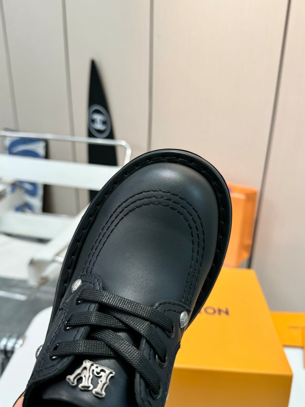 Louis Vuitton Lv Checker Derby Black 1Acn3J