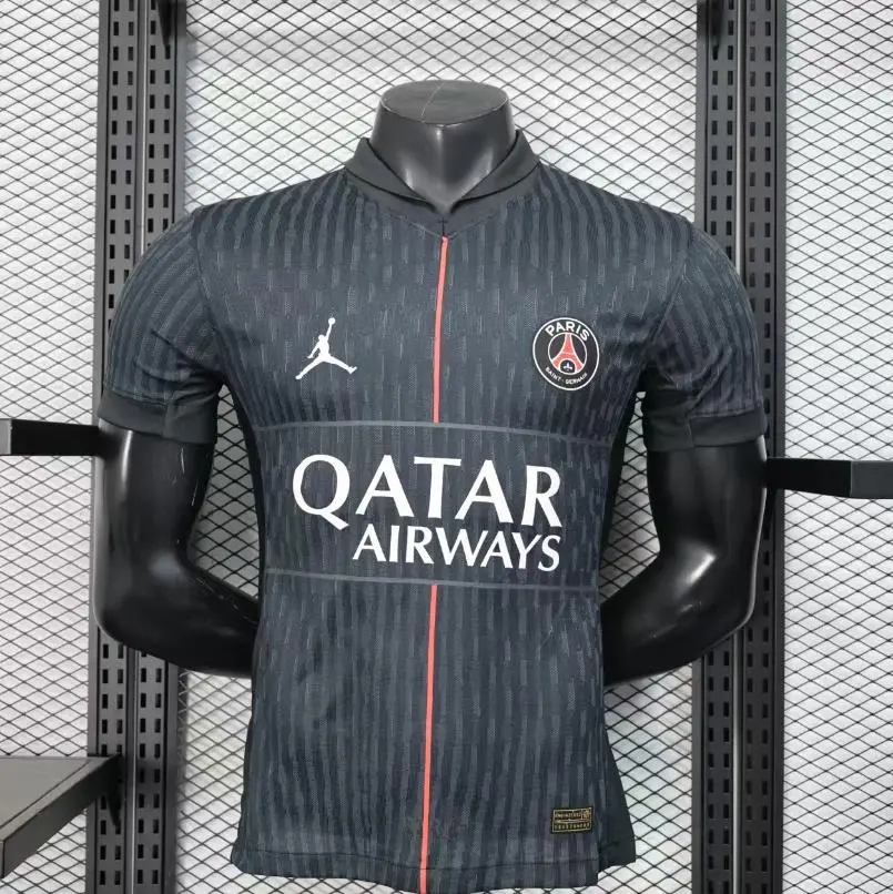 Player 2025-26 PSG Paris Saint-Germain fourth Football jersey