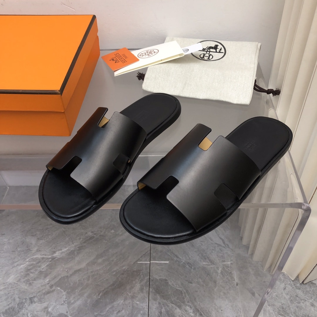 Hermes Izmir Sandal Black H041141Zh01390