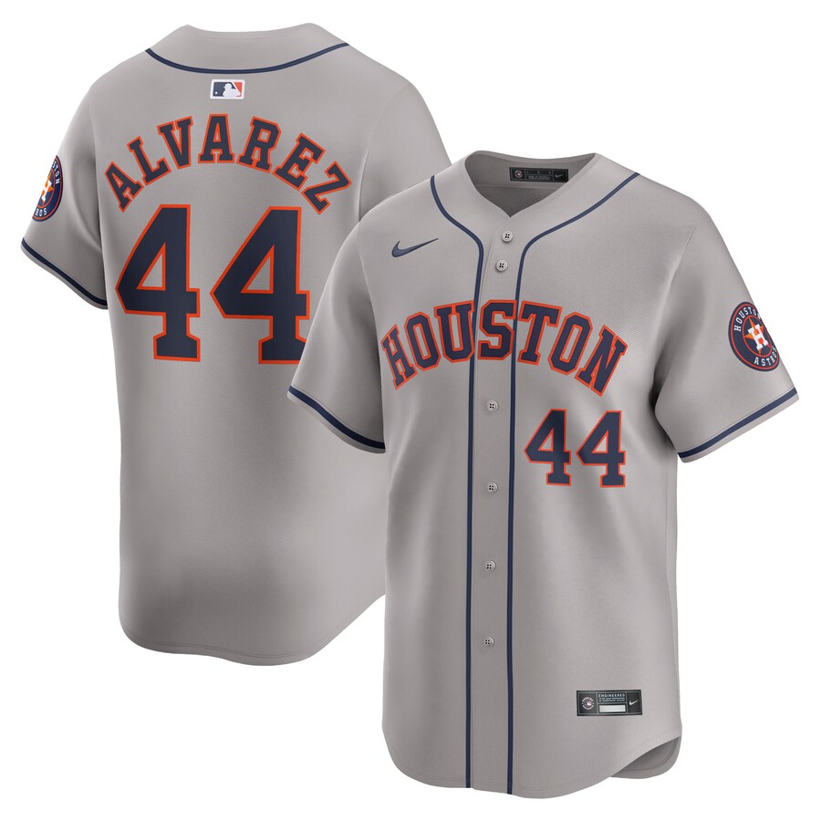 Yordan Alvarez Houston Astros Away Limited Player Jersey Gray