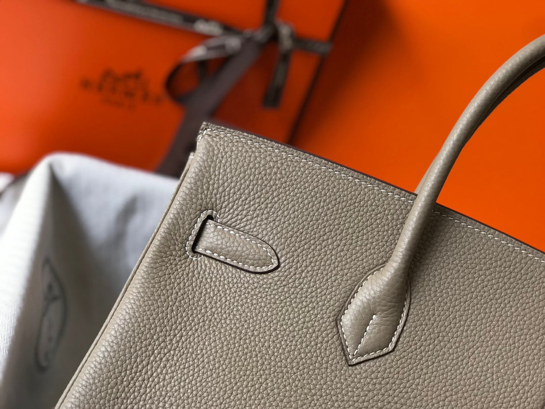 Hermes Birkin 35Cm Brown Togo Leather Gold Hardware
