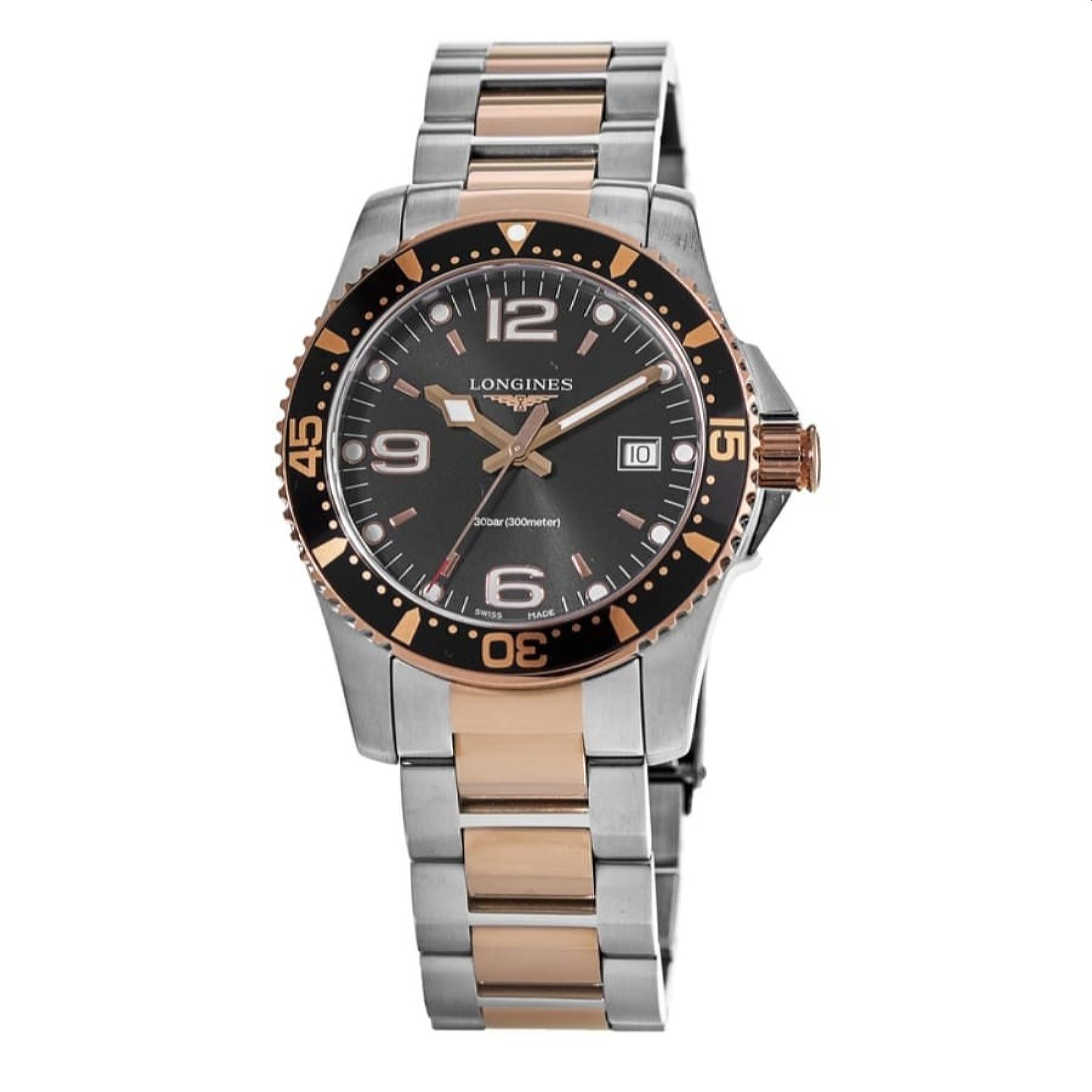 【Super Clone】Longines Men's L3.740.3.58.7 Conquest Two-Tone Stainless Steel Watch