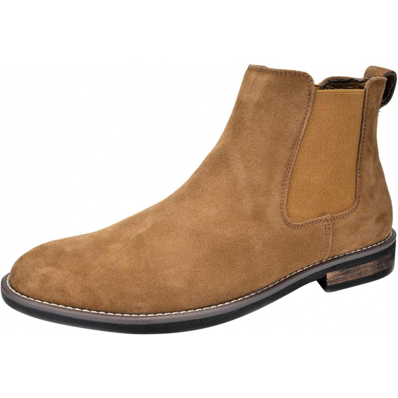 Men's Suede Leather Chelsea Ankle Boots
