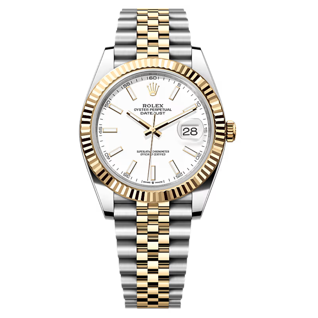 Rolex DATEJUST Oyster, 41 mm, Oystersteel and yellow gold M126333-0016