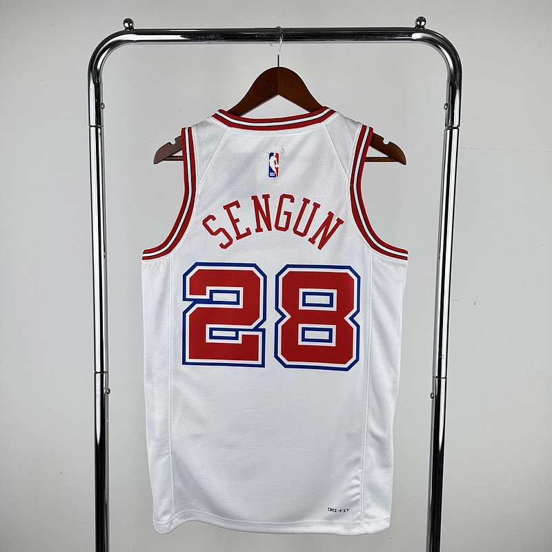 2024 NBA Houston Rockets 28 SENGUN Basketball Jersey