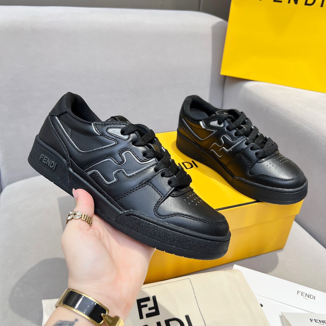 FENDI Match Canvas low-top  sneakers