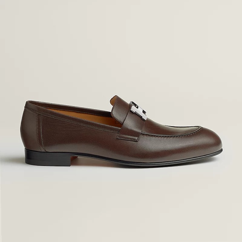 HERMES PARIS LOAFER MARRON EBENE