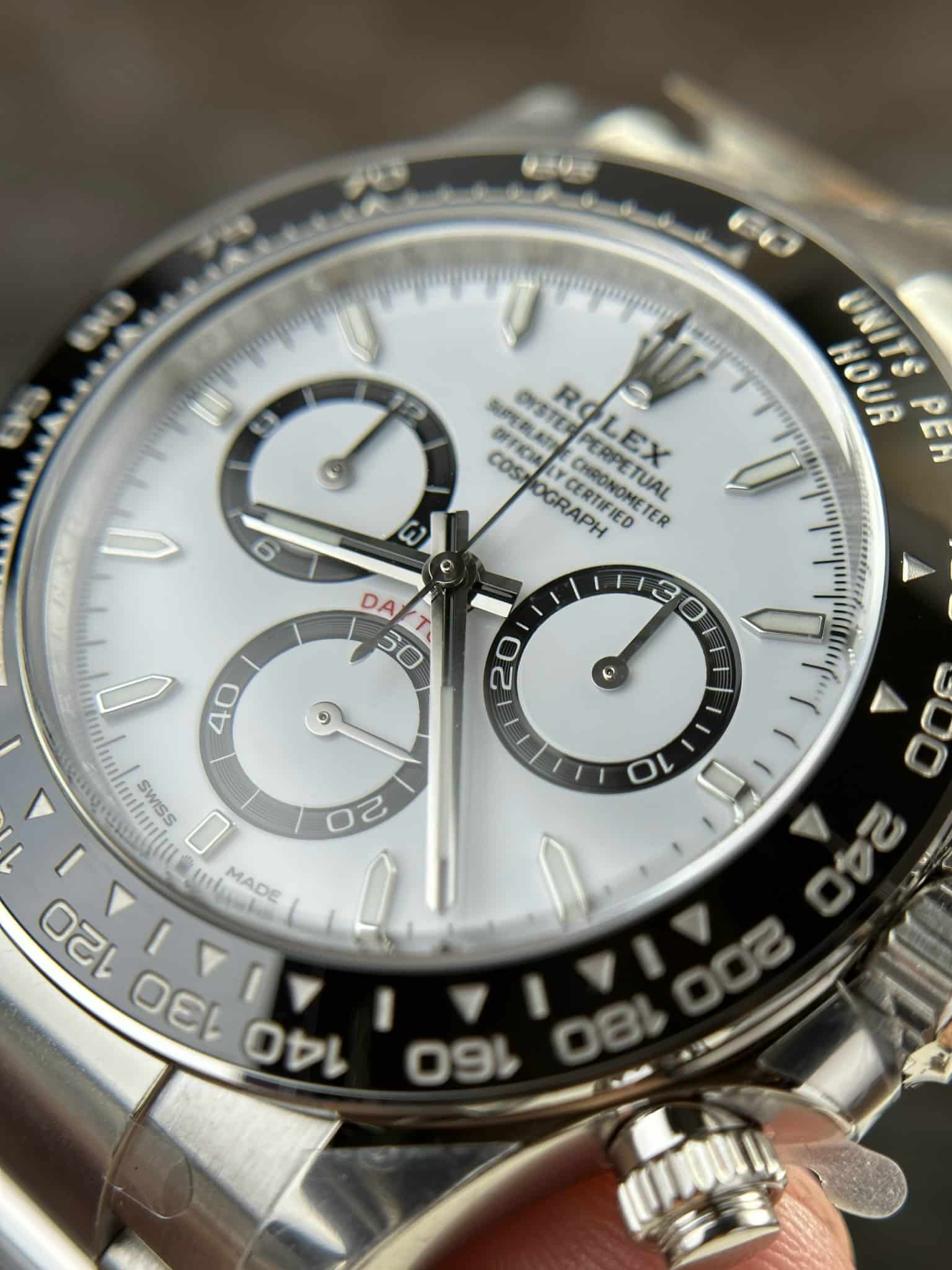 Rolex Daytona “Panda” 40 mm White Dial 126500LN