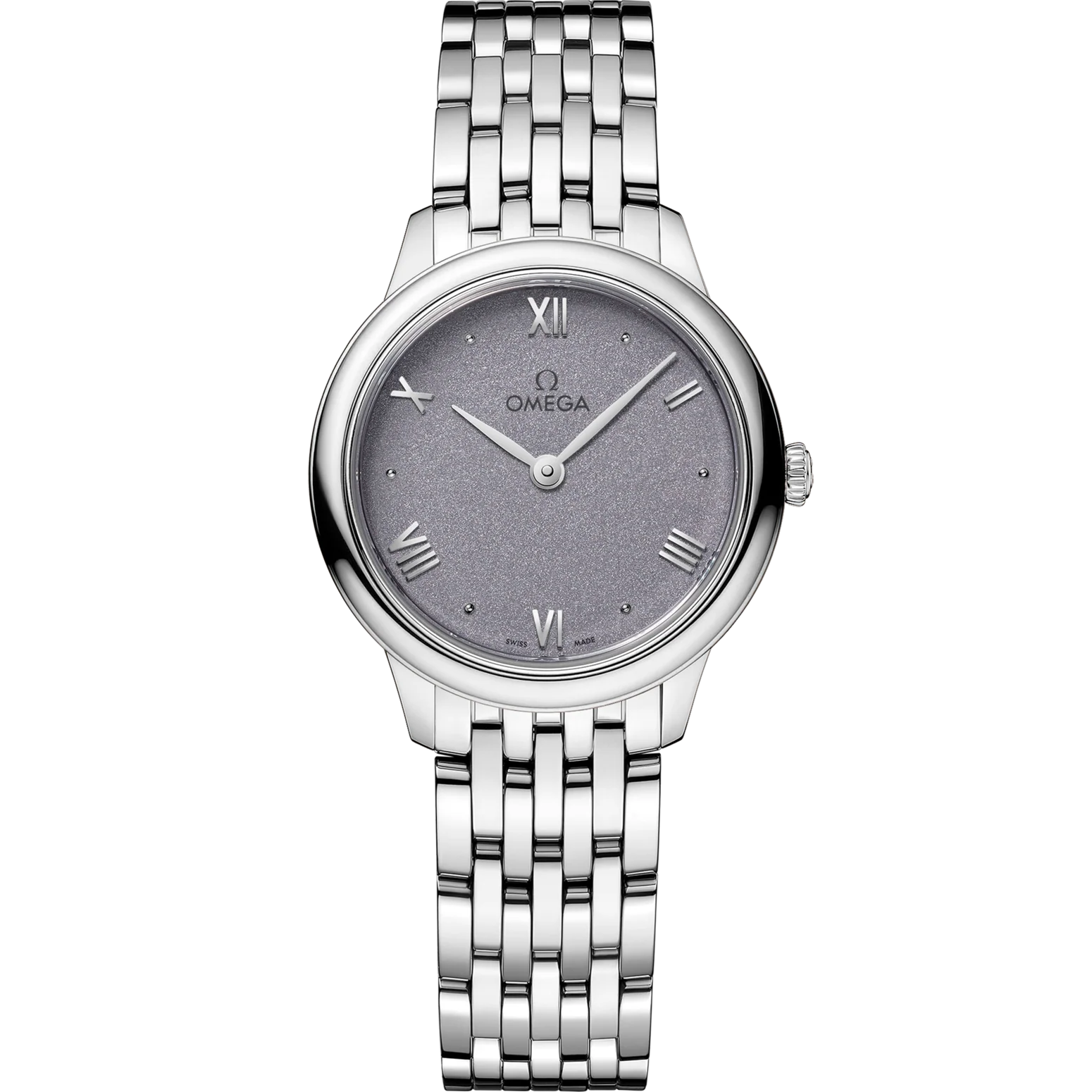 Omega De Ville Prestige 27.5 mm Blue Dial Stainless Steel Bracelet 434.10.28.60.03.001