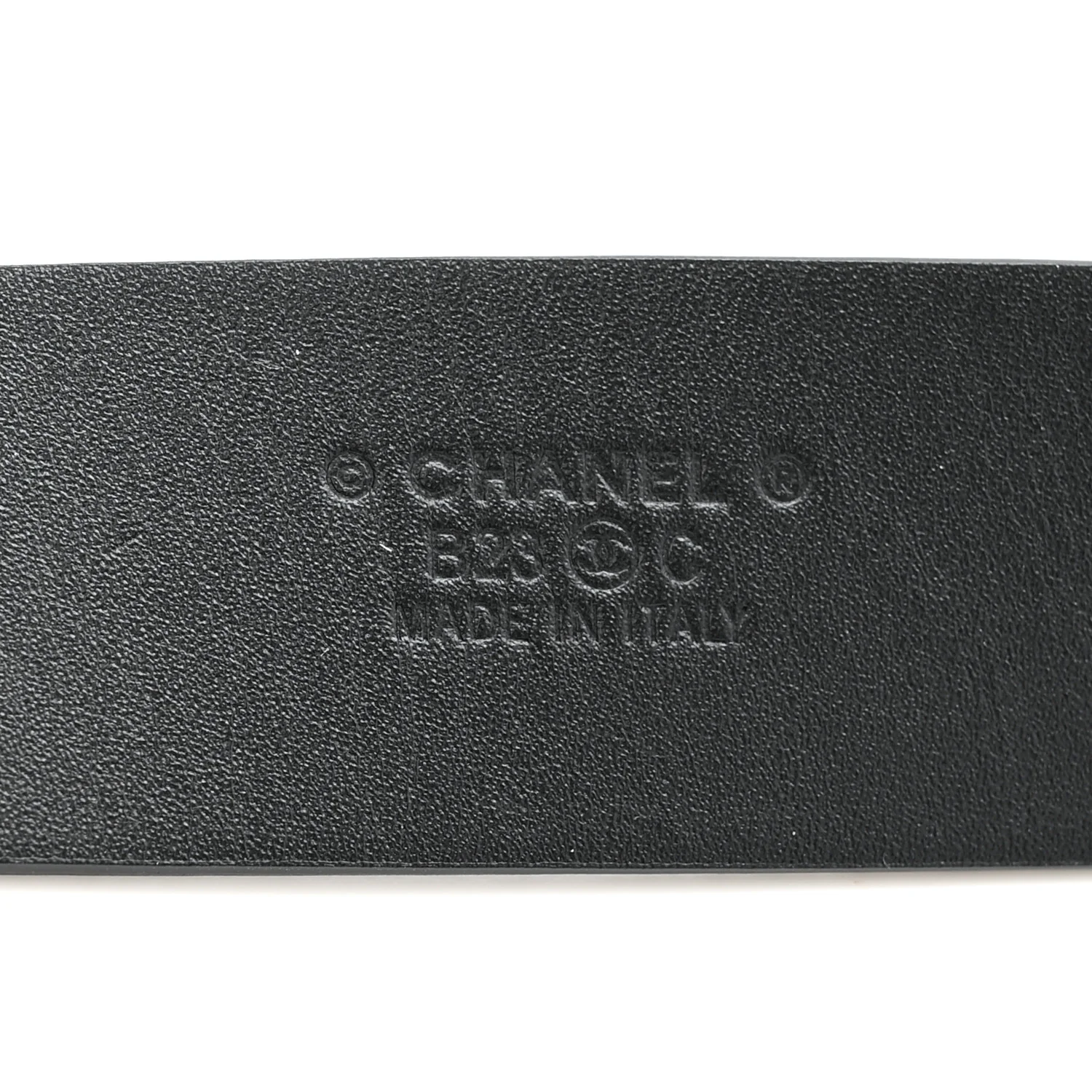 Caviar CC Quilted Belt 80 32 Black