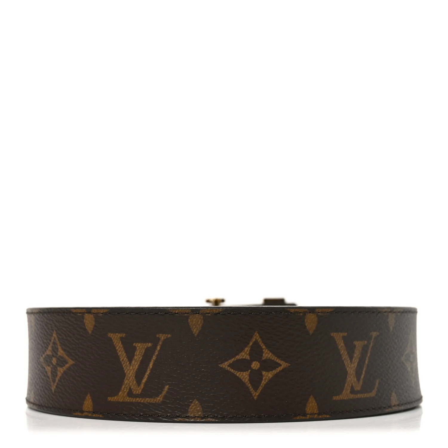 Monogram Calfskin 40mm LV Initiales Reversible Belt 95 38 Brown