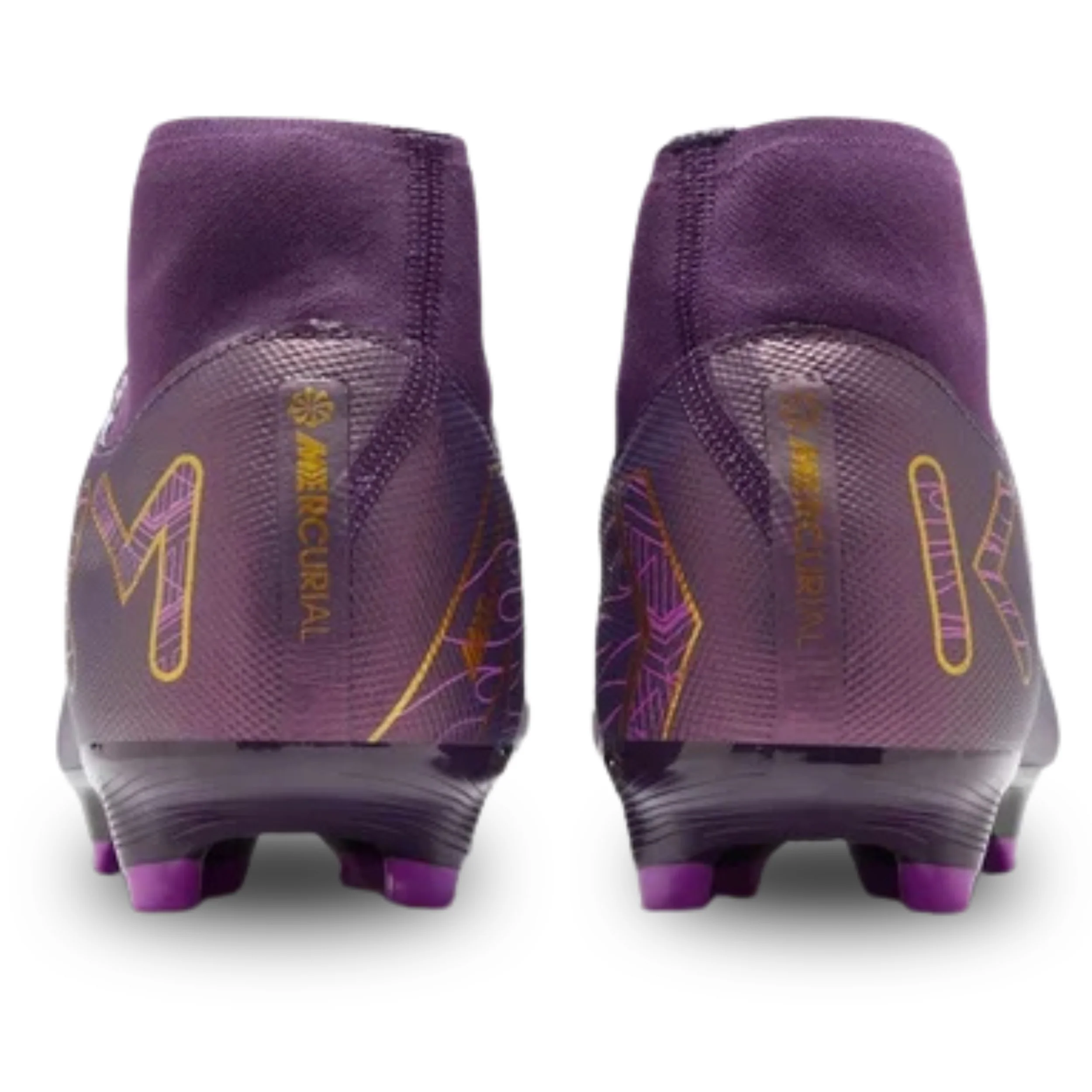 Nike Zoom Superfly 10 Academy Kylian Mbappe KM FG/MG Soccer Cleats (Grand Purple/Pale Ivory)