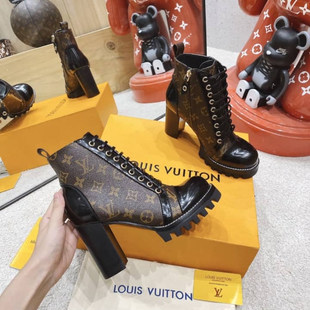 Louis Vuitton Star Trail Ankle Boot Brown 1A2Y7P