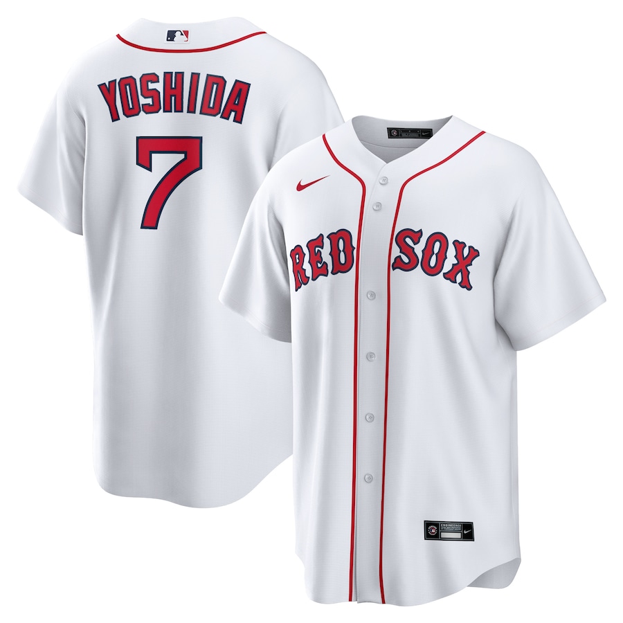Masataka Yoshida Boston Red Sox Player Jersey White